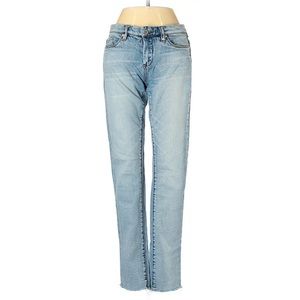 Blank NYC faded crop hem jeans